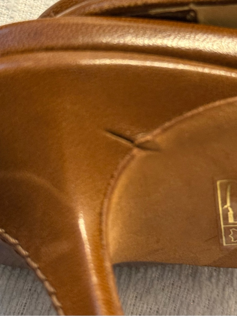 Authentic JIMMY CHOO LONDON
Vintage Rare brown leather slide sandals - Picture 8 of 9